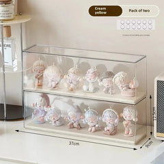 ELMAS Acrylic Storage Box Dustproof Cabinet for Home Goods