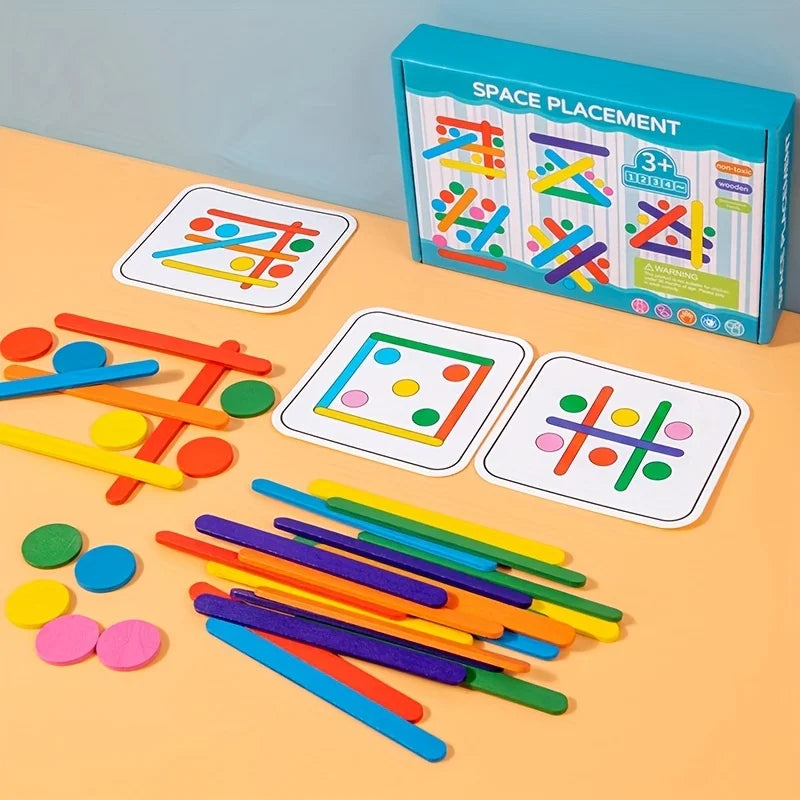 ELMAS Montessori Popsicles Puzzle Games for Kids - Al Masam Stationery LLC