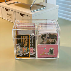 ELMAS Multifunctional Acrylic Card Storage Box 12x10cm - Al Masam Stationery LLC