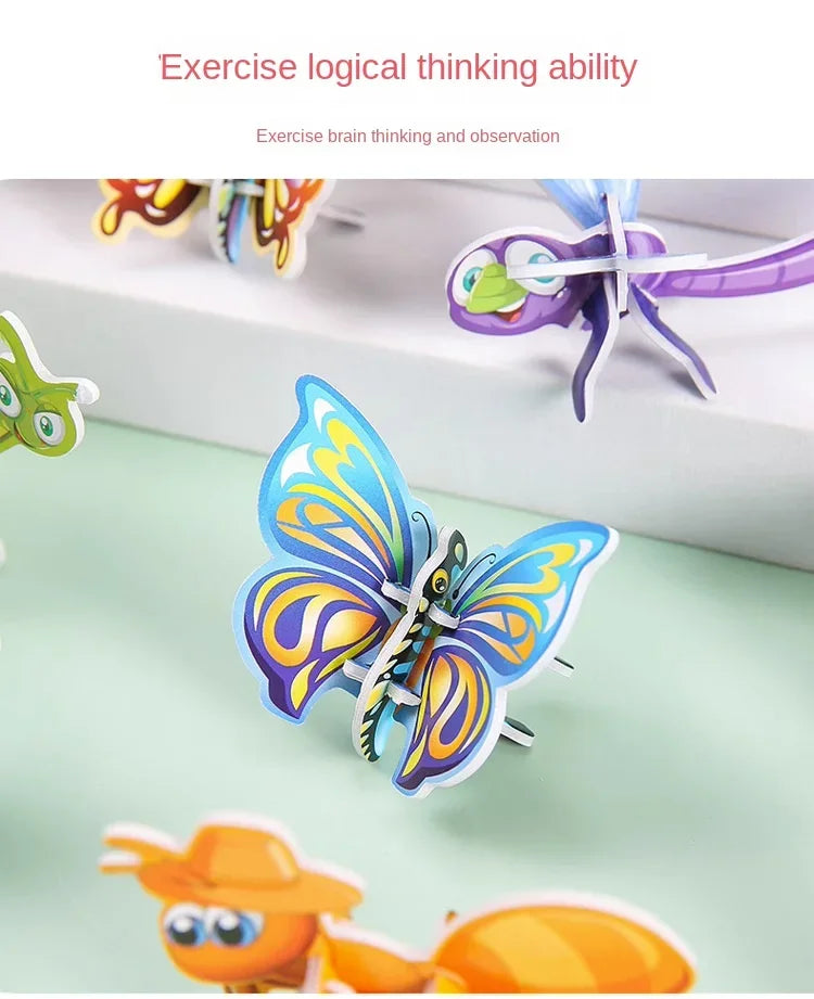 ELMAS: 12-24Pcs 3D Animals Foam Puzzle For Kids - Al Masam Stationery LLC