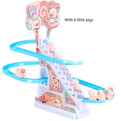 ELMAS Electric Duck Roller Coaster with Lights & Music