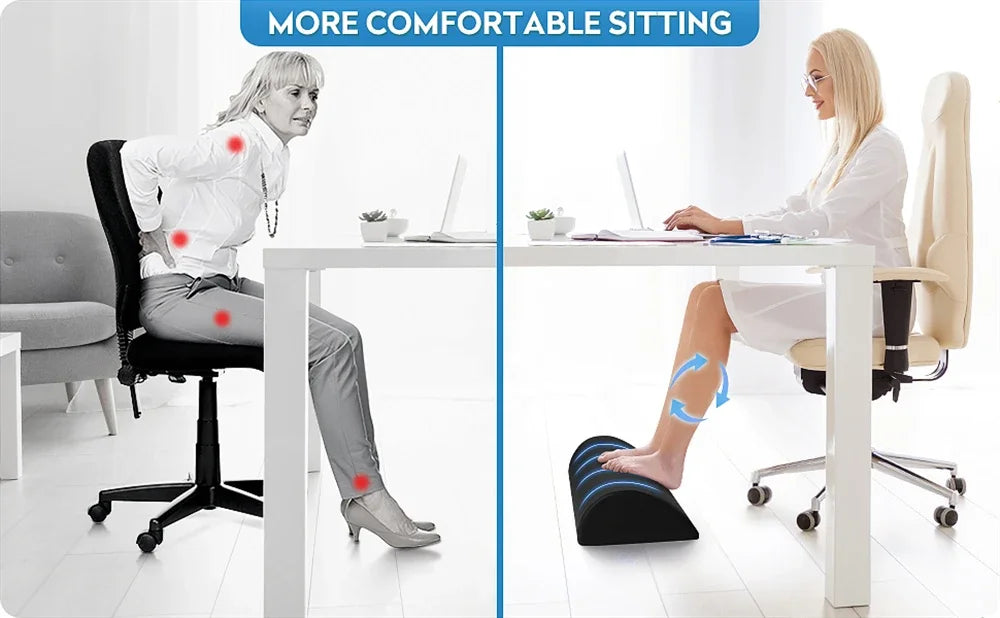 ELMAS Ergonomic Foot Rest for Ultimate Comfort & Support - Al Masam Stationery LLC