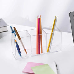 ELMAS Transparent Lipstick Acrylic Makeup Brush Storage Box - Al Masam Stationery LLC