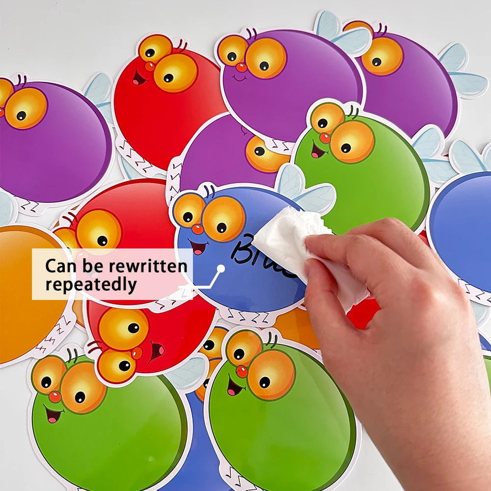 ELMAS Dry Erasable Fly Cards for Montessori Learning - Al Masam Stationery LLC