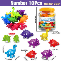 ELMAS Bilingual Dinosaur Alphabet Matching Toys