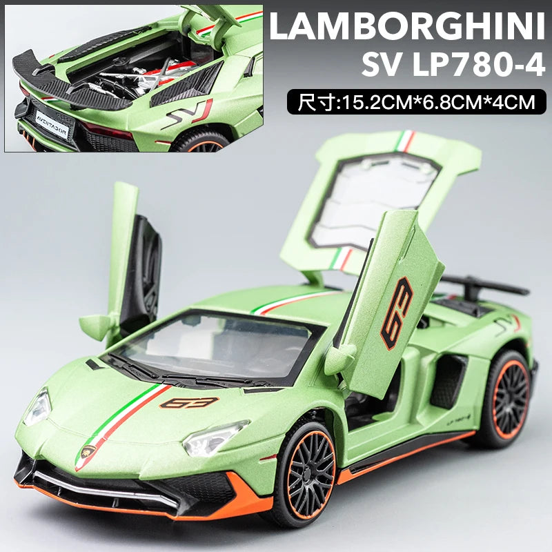 ELMAS 1:32 Lamborghini Aventador SVJ Diecast Model Car - Al Masam Stationery LLC
