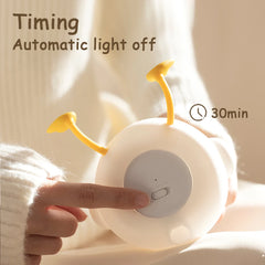 ELMAS Adorable Duck Kids Night Light with Timer & USB