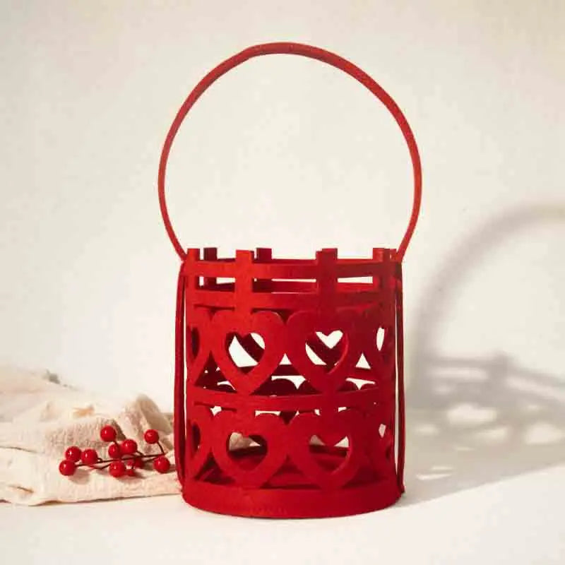 ELMAS Fashionable Hollow Wedding Gift Bag Handheld Storage - Al Masam Stationery LLC