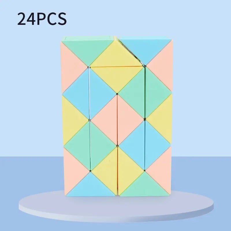ELMAS Magic Snake Cube Blocks 3D Puzzle STEM Toy - Al Masam Stationery LLC