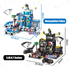 ELMAS SWAT Police Station Adventure Set for Kids