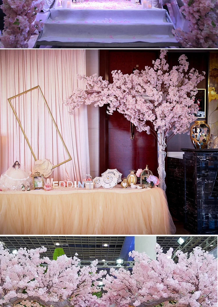 ELMAS Elegant Cherry Blossom Silk Branch Decor - Al Masam Stationery LLC