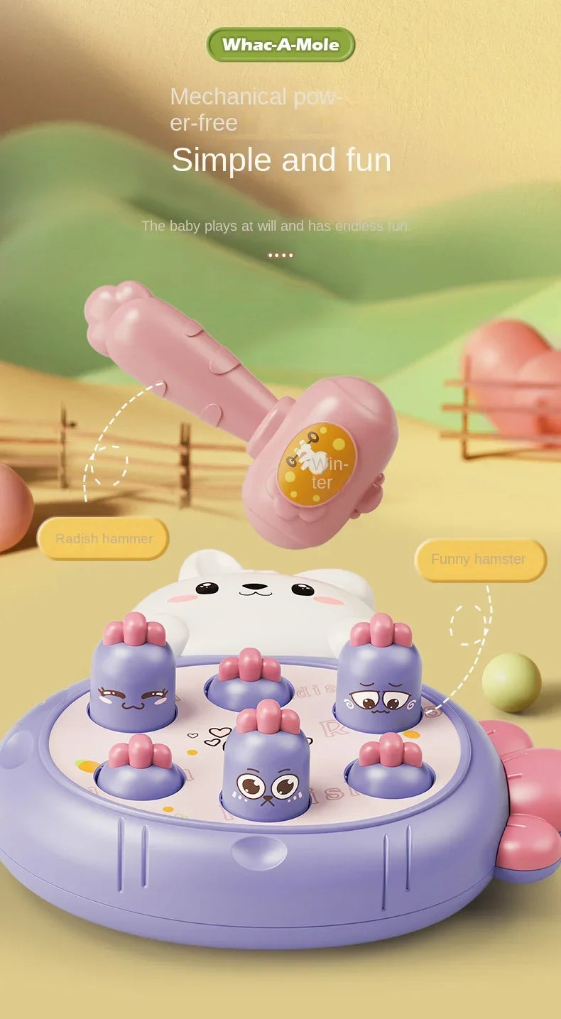 ELMAS Animal Theme Montessori Toddler Hammering Game - Al Masam Stationery LLC