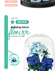 ELMAS Creative Flower Bonsai Building Block Set