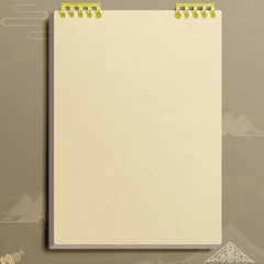 ELMAS A5 Spiral Notebook - Thick 60 Sheet Journal