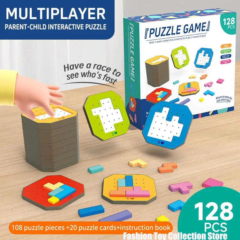 ELMAS 3D Creative Tangram Math Puzzle Game for Kids - Al Masam Stationery LLC