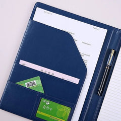 ELMAS A5 Multifunctional PU Leather Conference Folder