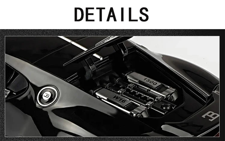 ELMAS 1:32 BGT La Voiture Noire Alloy Car Model Toy - Al Masam Stationery LLC