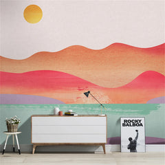 ELMAS Custom Nordic Artistic Landscape Mural Wallpaper - Al Masam Stationery LLC