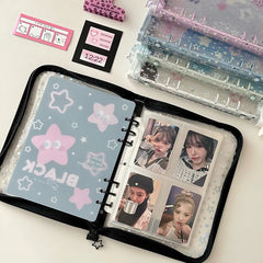 ELMAS A5 K-Pop Photocard Binder with Zipper Storage