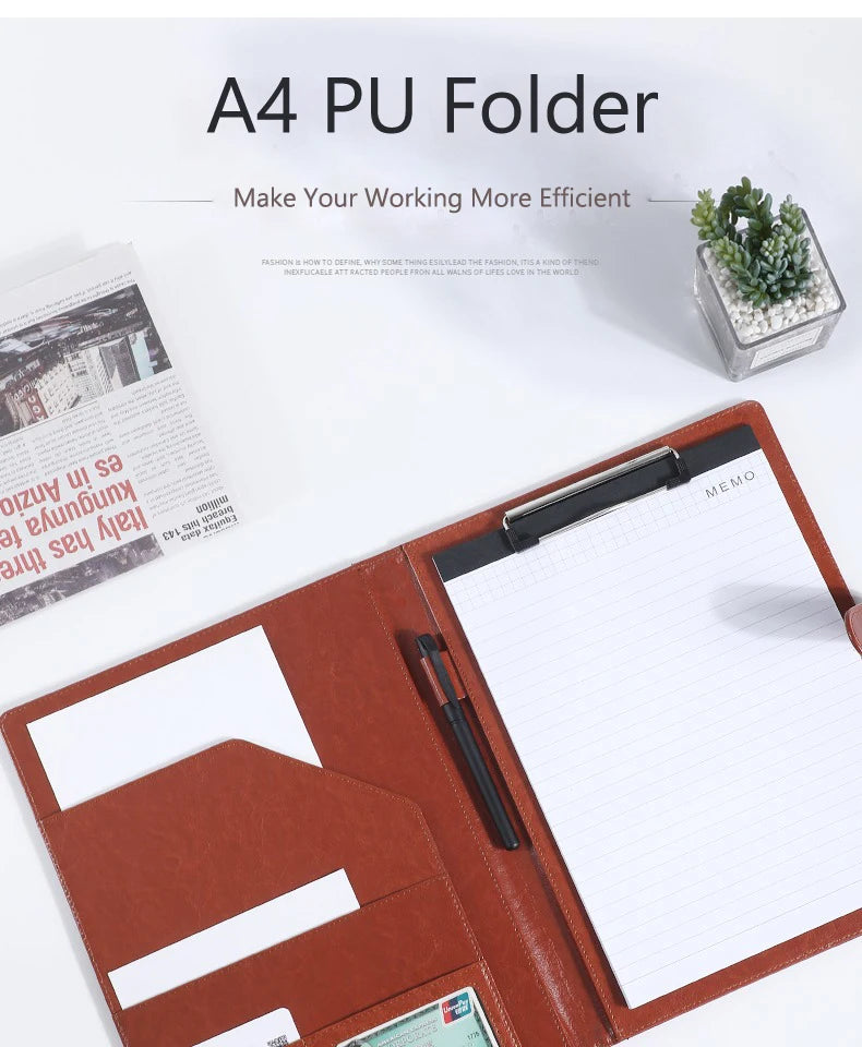 ELMAS Premium Multifunctional A4 Conference Folder - Al Masam Stationery LLC