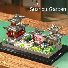 ELMAS Suzhou Garden Micro Block Puzzle Toy for Kids