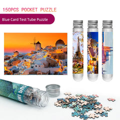 ELMAS 150PCS Mini Test Tube Jigsaw Puzzles Space Fun