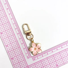 ELMAS Enchanting Sakura Flower Keychain Charm