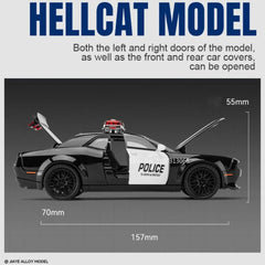 ELMAS 1:32 Scale Police Alloy Car Model with Lights & Sound - Al Masam Stationery LLC