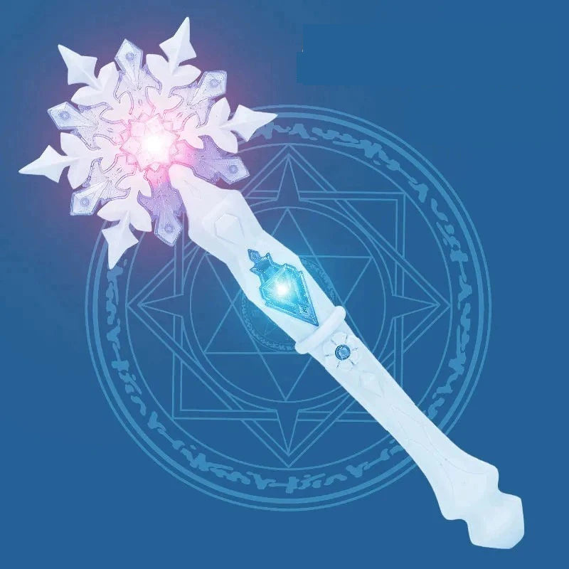 ELMAS Magical Snow Princess Wand with Lights & Sounds - Al Masam Stationery LLC