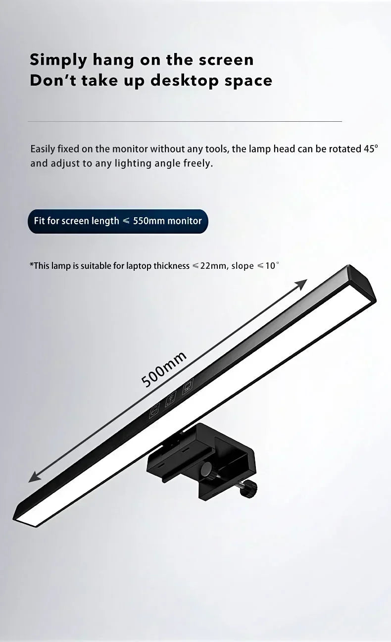 ELMAS Modern LED Desk Lamp with Dimmable Light & USB Plug - Al Masam Stationery LLC