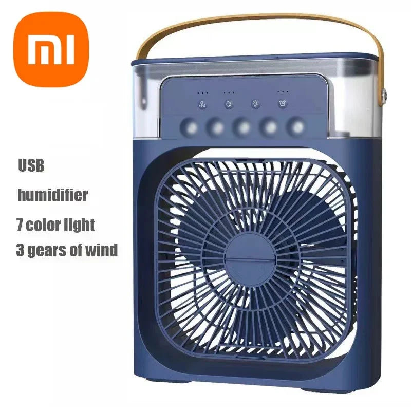 ELMAS Xiaomi 3-in-1 Portable Fan With LED Night Light - Al Masam Stationery LLC