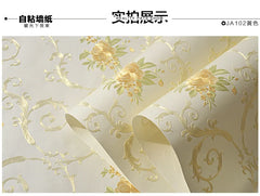 ELMAS Floral Wallpaper Self-Adhesive Warm Girl Room Decor - Al Masam Stationery LLC