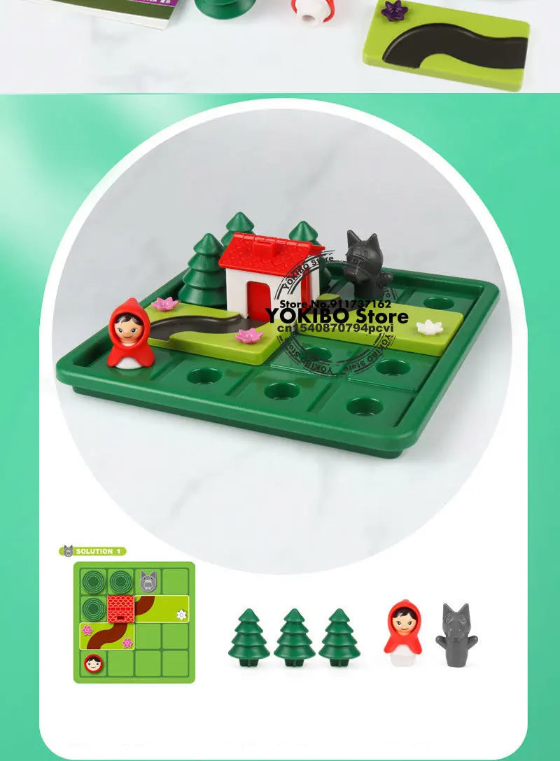 ELMAS Little Red Riding Hood IQ Training Puzzle Game - Al Masam Stationery LLC