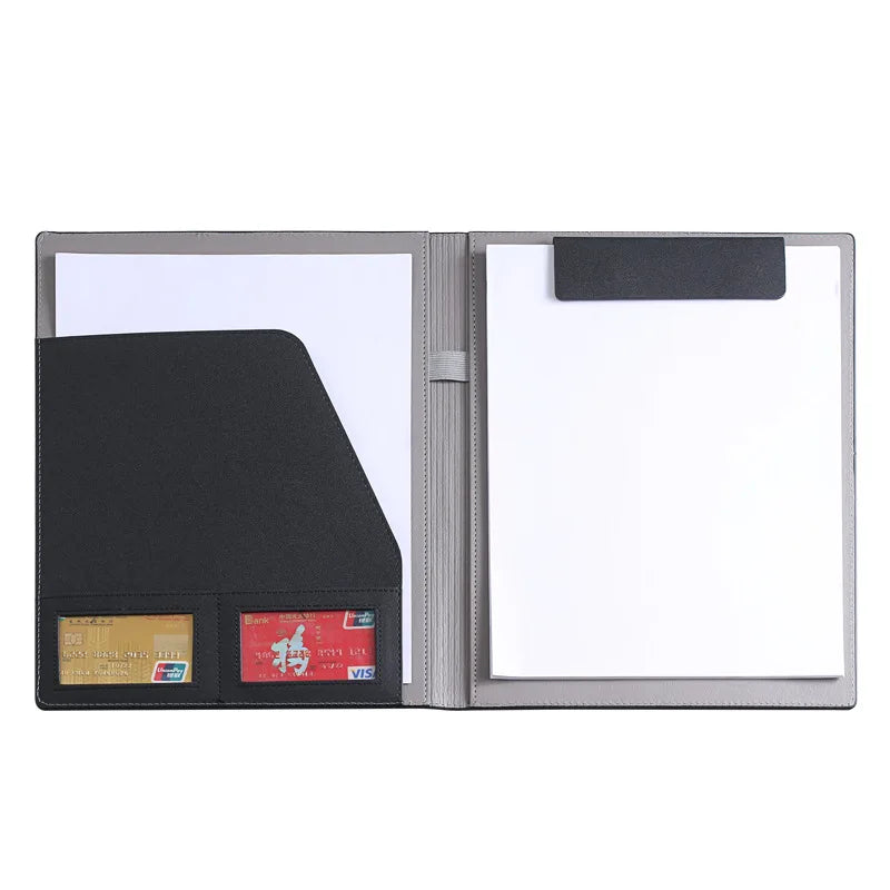 ELMAS A4 Executive Leather Padfolio Organizer Folder - Al Masam Stationery LLC