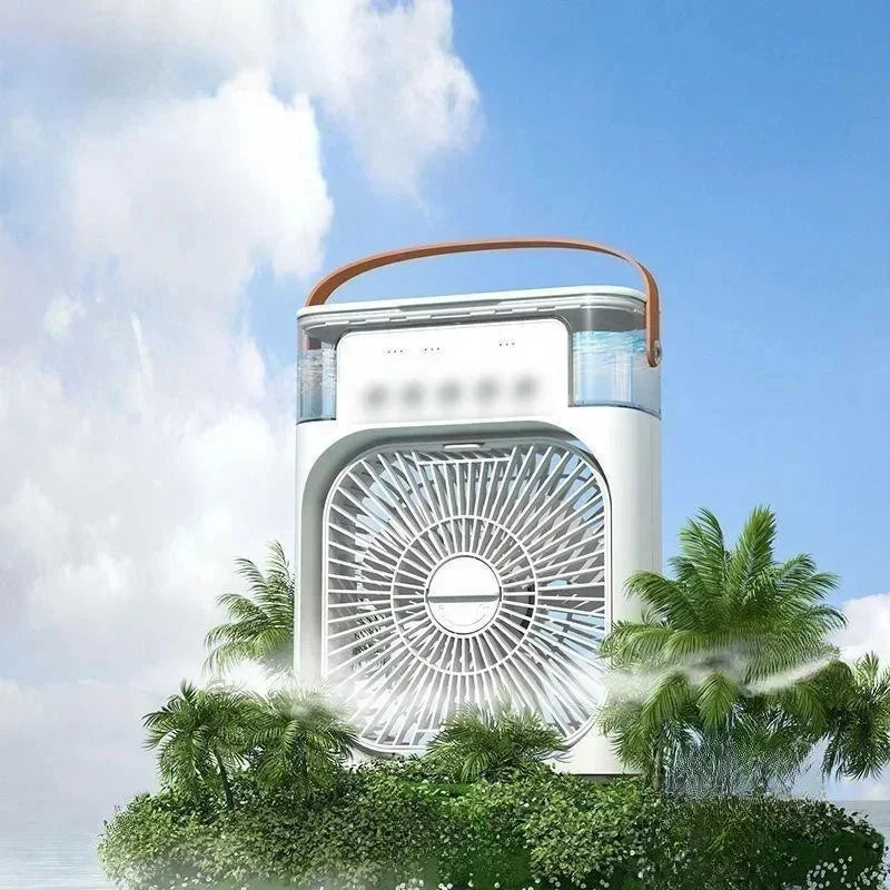 ELMAS Xiaomi 3-in-1 Portable Fan With LED Night Light - Al Masam Stationery LLC