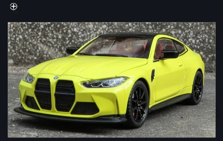 ELMAS BMW M4 Alloy 1:24 Scale Diecast Toy Car Gift - Al Masam Stationery LLC