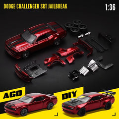 ELMAS CCA MSZ 1:36 Dodge Challenger Toy Car Model - Al Masam Stationery LLC