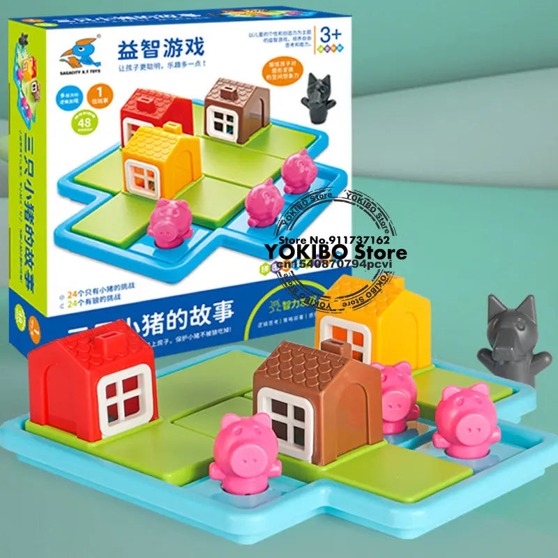 ELMAS Little Red Riding Hood IQ Training Puzzle Game - Al Masam Stationery LLC