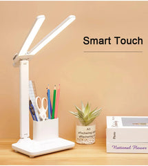 ELMAS Rechargeable LED Desk Lamp - Dimmable & Foldable Light