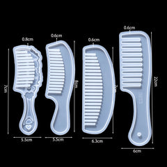 ELMAS Creative Silicone Comb Mold for DIY Resin Jewelry