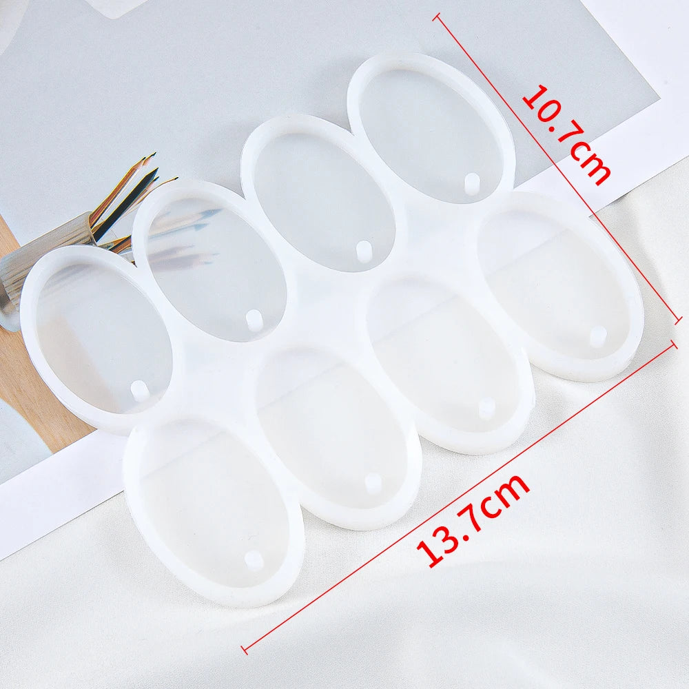 ELMAS Round Silicone Mould for DIY Jewelry Making Accessories - Al Masam Stationery LLC