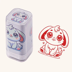 Dragon Monkey Zodiac Stamps Hand Account DIY Painting Cute Animals Seal Cartoon Stationery Animals Figure Stamps Boys and Girls