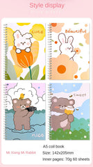 ELMAS Cute A5 Coil Notebook for Stylish Students - Al Masam Stationery LLC