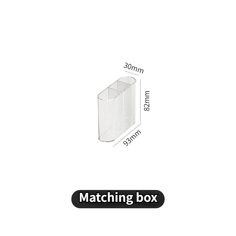 ELMAS Rectangular Desktop Acrylic Makeup Storage Box - Al Masam Stationery LLC