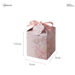 ELMAS Gift Boxes Wedding Favors Gardenia Flower Box