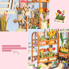 ELMAS Enchanted Garden House Bookshelf Insert Kit