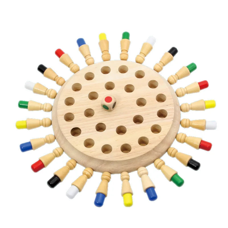 ELMAS Kids Color Cognitive Chess Game Fun Block Toy - Al Masam Stationery LLC