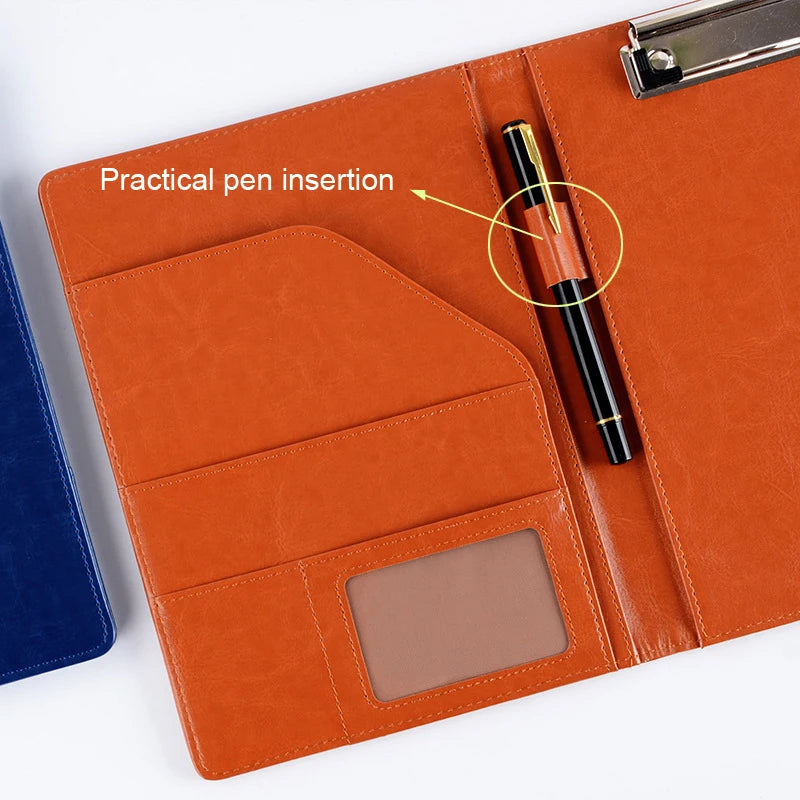 ELMAS Premium Leather Clipboard Padfolio for Professionals - Al Masam Stationery LLC