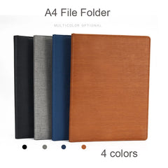 ELMAS Premium A4 PU Leather Clipboard Organizer - Al Masam Stationery LLC