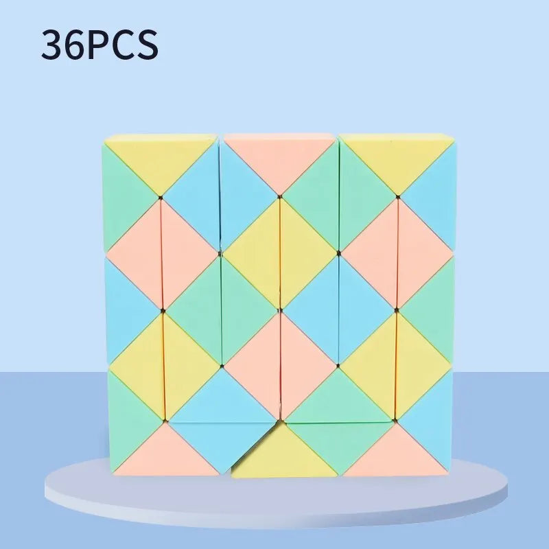 ELMAS Magic Snake Cube Blocks 3D Puzzle STEM Toy - Al Masam Stationery LLC